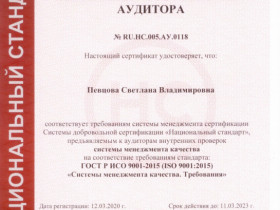 Аудитор ISO 9001